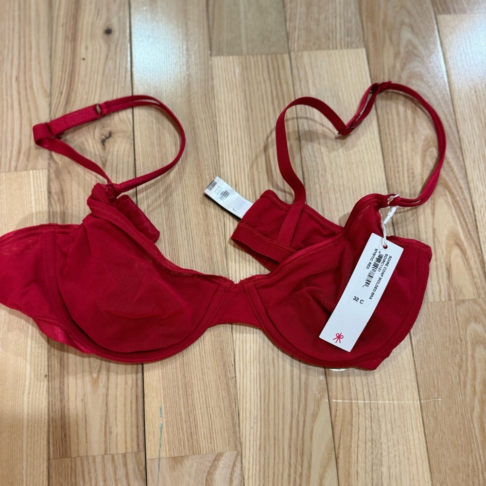 NWT Cosabella Soire Confidence Molded Bra RED 32C